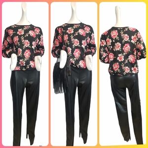 SOLD!! Rose sweatshirt size medium